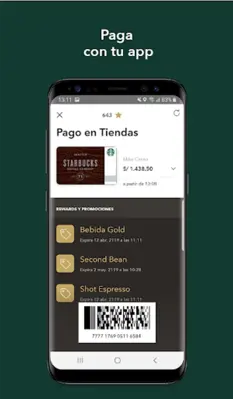 Starbucks Peru android App screenshot 2